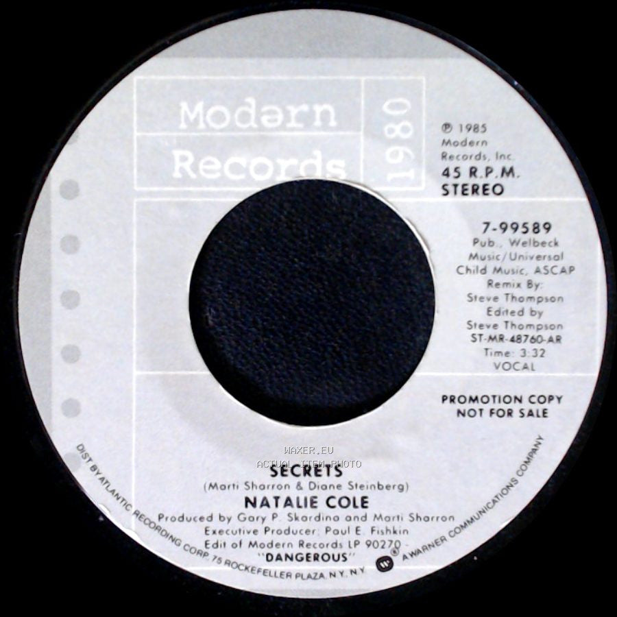 Natalie Cole - Secrets / Secrets side B