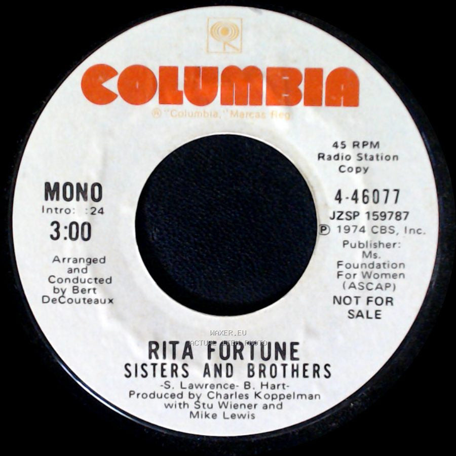 Rita Fortune / Rita Fortune Sisters And Brothers - Sisters And Brothers / Sisters And Brothers side B