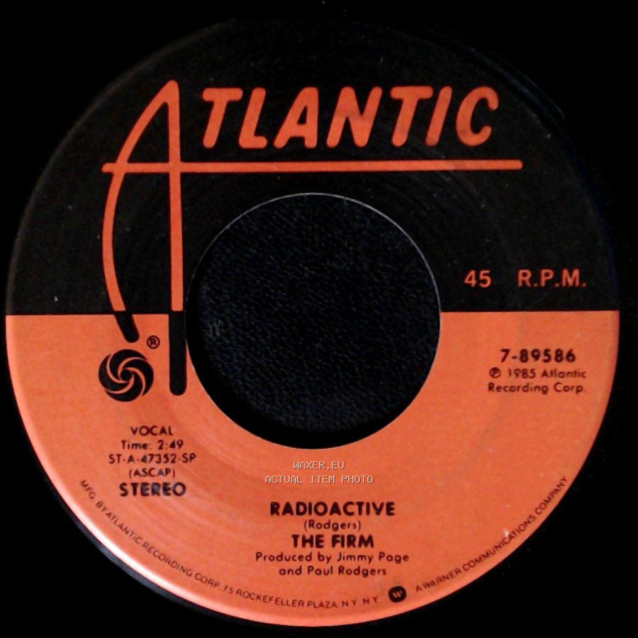 The Firm - Radioactive / Together side A