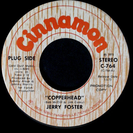 Jerry Foster - Ain't It Sad / Copperhead side B