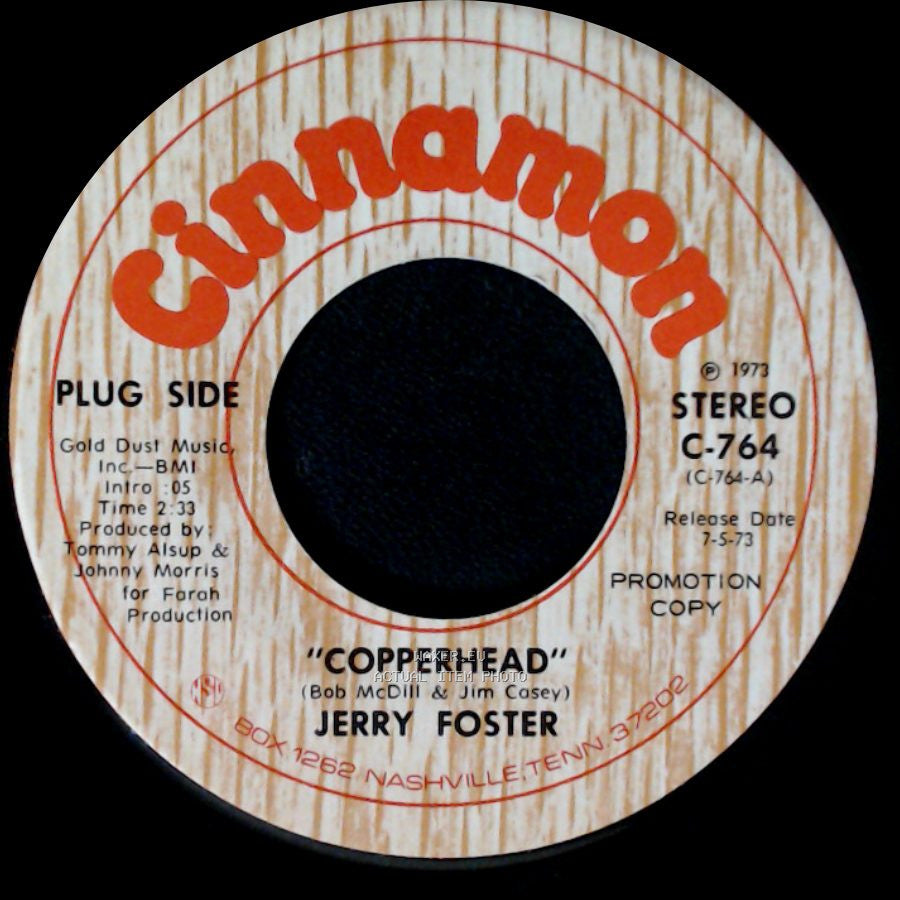 Jerry Foster - Ain't It Sad / Copperhead side B