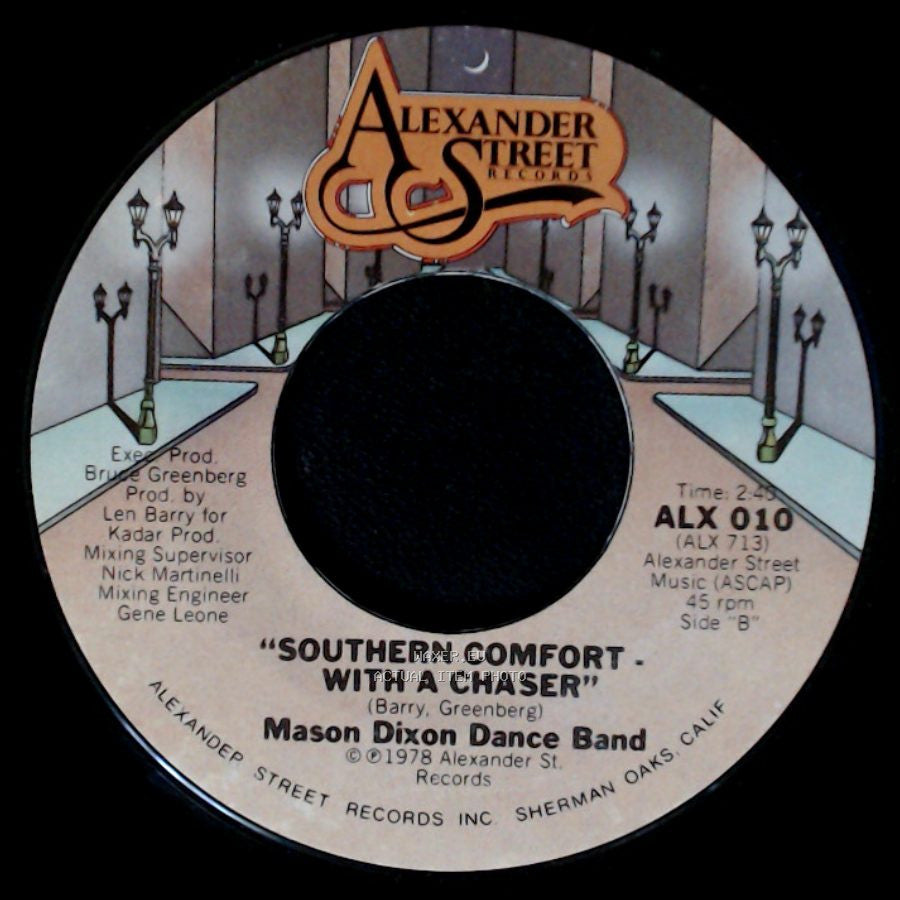 Mason Dixon Dance Band - Southern Comfort / Southern Comfort - With A Chaser side B