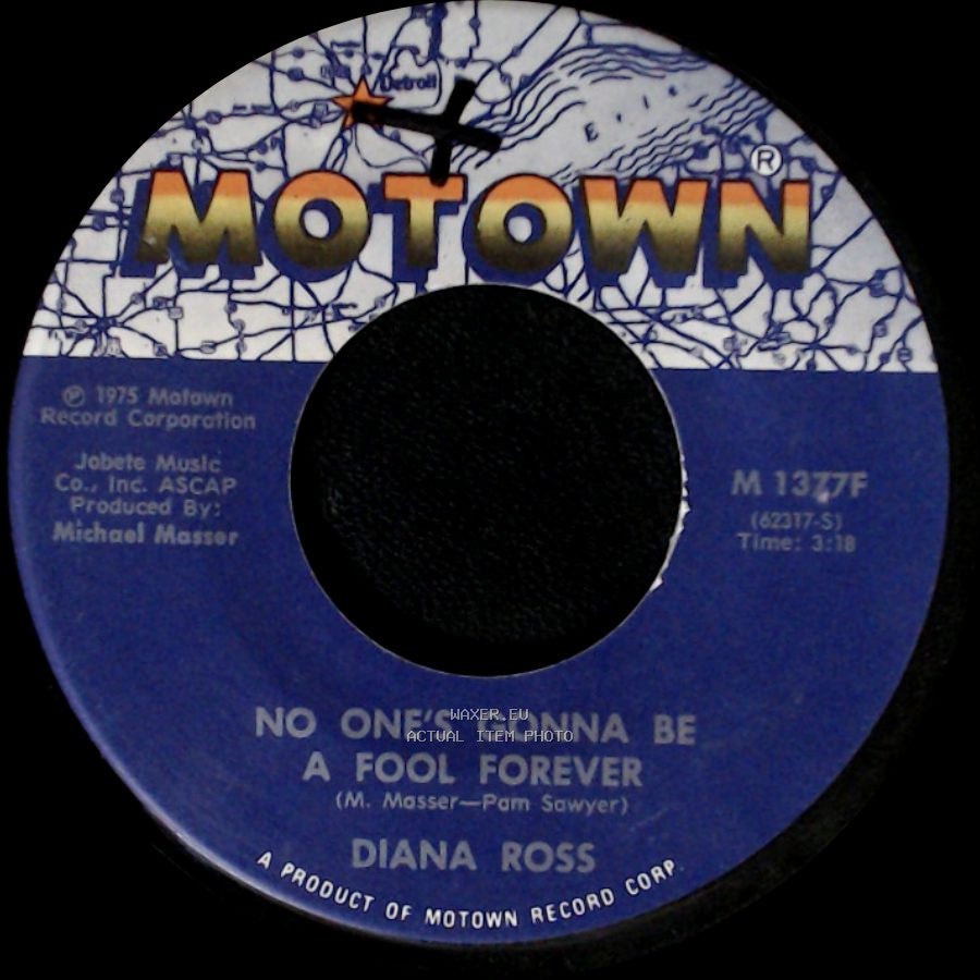 Diana Ross - Theme From Mahogany (Do You Know Where You're Going To) / No One's Gonna Be A Fool Forever side B