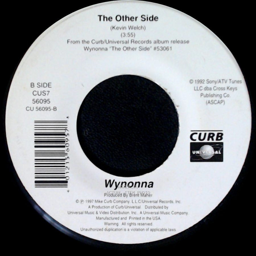 Wynonna - When Love Starts Talkin’ / The Other Side side B