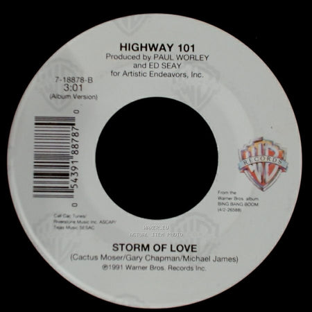 Highway 101 / Cactus - Honky Tonk Baby / Storm Of Love side B