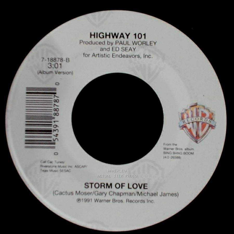 Highway 101 / Cactus - Honky Tonk Baby / Storm Of Love side B