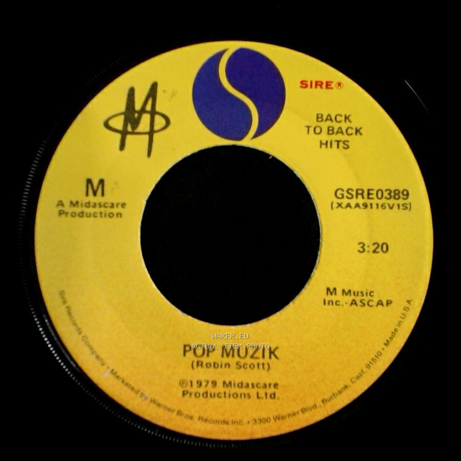 M - Moonlight And Muzak / Pop Muzik side B