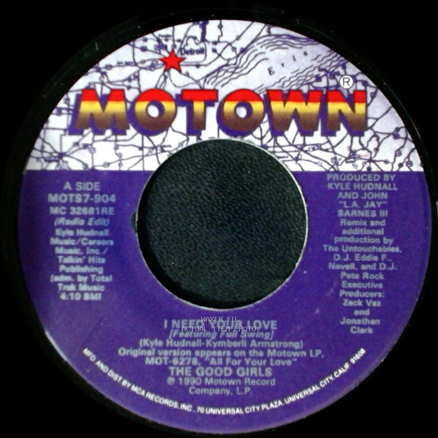 The Good Girls - I Need Your Love / I Need Your Love (Featuring Full Swing) side A
