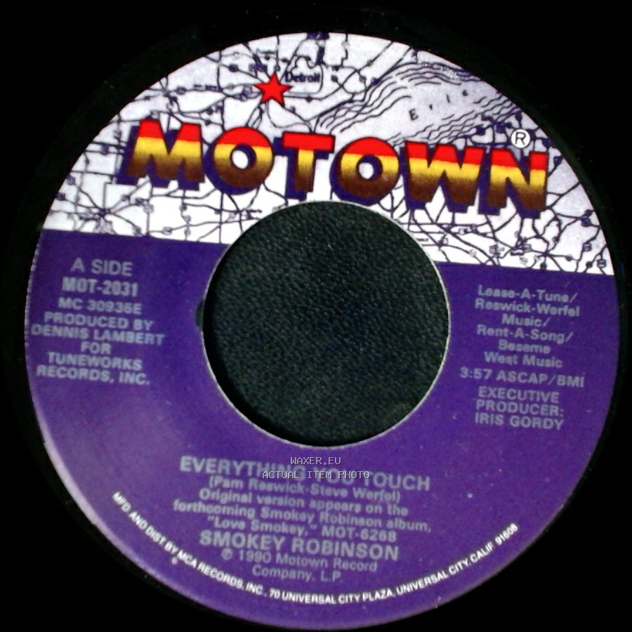 Smokey Robinson - Everything You Touch / It's The Same Good Feeling side A