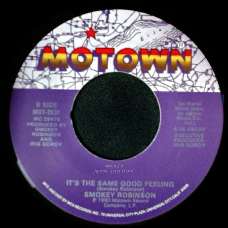 Smokey Robinson - Everything You Touch / It's The Same Good Feeling side B