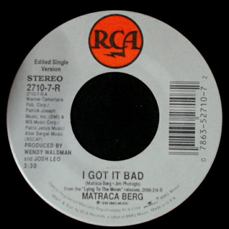 Matraca Berg - Calico Plains / I Got It Bad side B