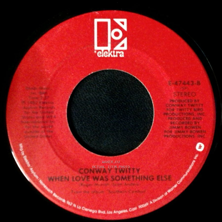 Conway Twitty - Slow Hand / When Love Was Something Else side B