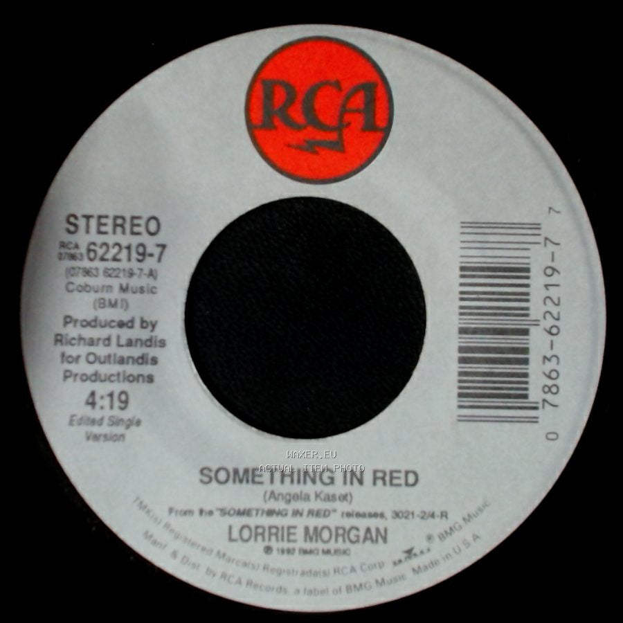 Lorrie Morgan - It's Too Late (To Love Me Now) / Something In Red side B