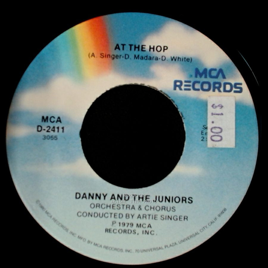 Danny And The Juniors - At The Hop / Rock And Roll Is Here To Stay side A