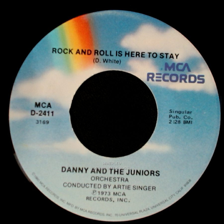 Danny And The Juniors - At The Hop / Rock And Roll Is Here To Stay side B
