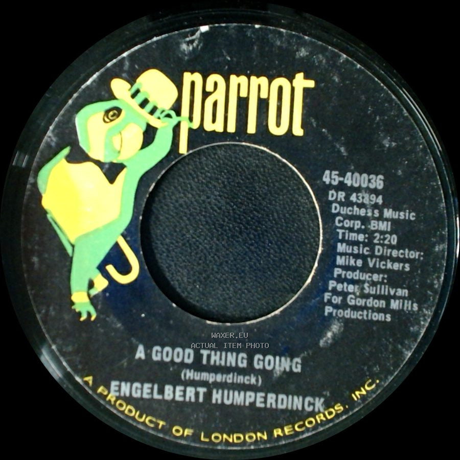 Engelbert Humperdinck - The Way It Used To Be / A Good Thing Going side B