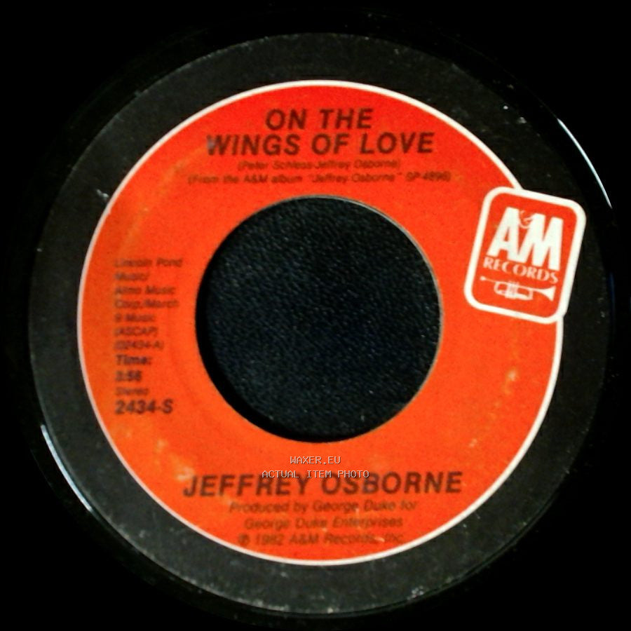 Jeffrey Osborne - On The Wings Of Love / I'm Beggin' side A