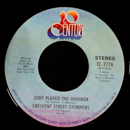 Crescent Street Stompers - Judy Played The Jukebox / Wasting Time side A