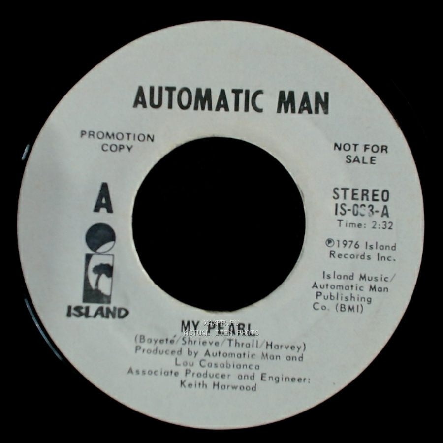Automatic Man - My Pearl / My Pearl side A