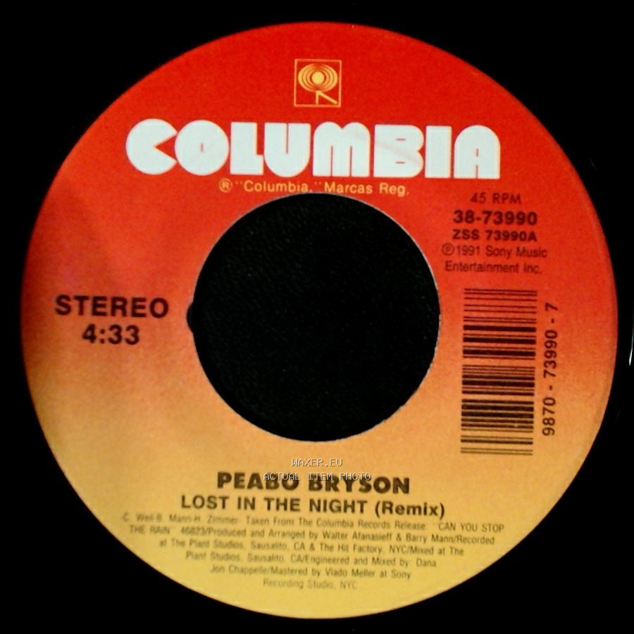 Peabo Bryson - You Don't Have To Beg / Lost In The Night (Remix) side B