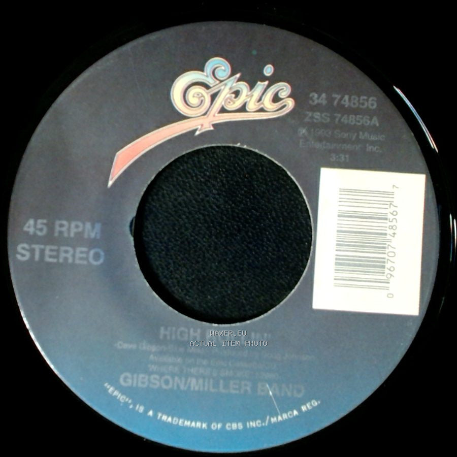 Gibson/Miller Band - Stone Cold Country / High Rollin' side B
