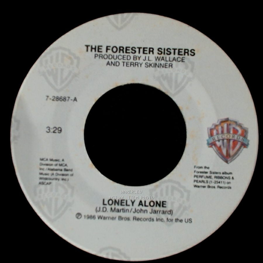 The Forrester Sisters - Heartless Night / Lonely Alone side B
