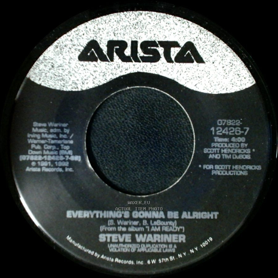 Steve Wariner - Everything's Gonna Be Alright / A Woman Loves side A