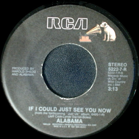 Alabama - If I Could Just See You Now / Tar Top side A