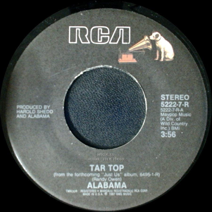 Alabama - If I Could Just See You Now / Tar Top side B