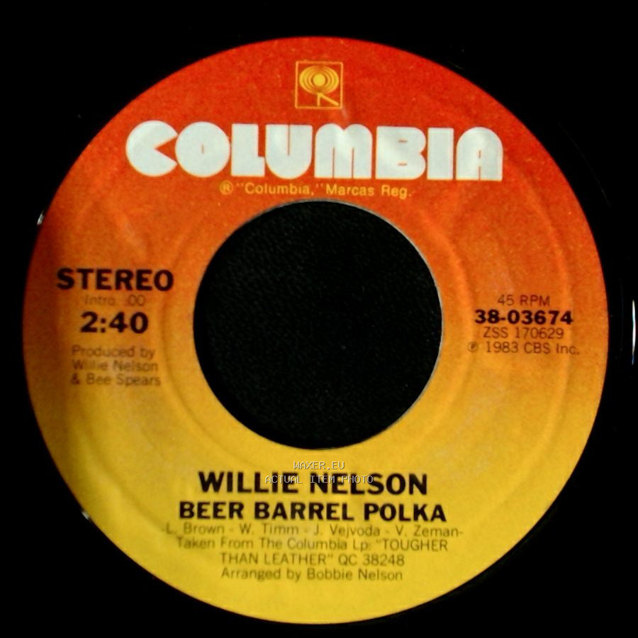 Willie Nelson - Little Old Fashioned Karma / Beer Barrel Polka side B