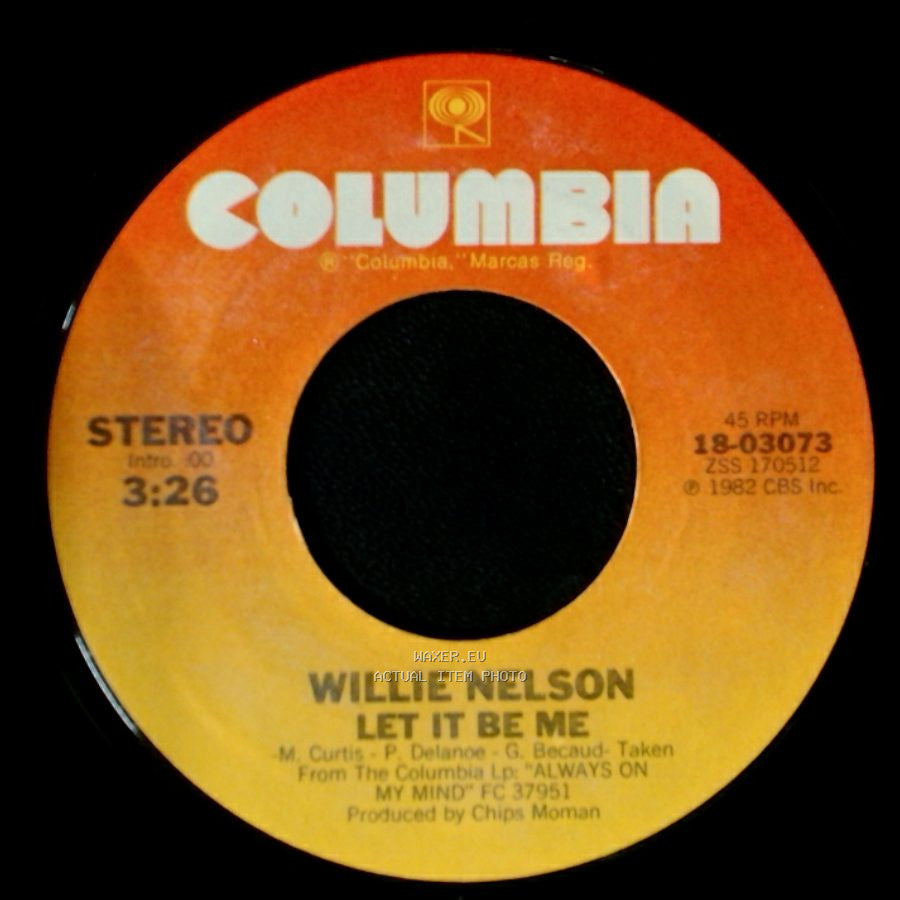 Willie Nelson - Let It Be Me / Permanently Lonely side A