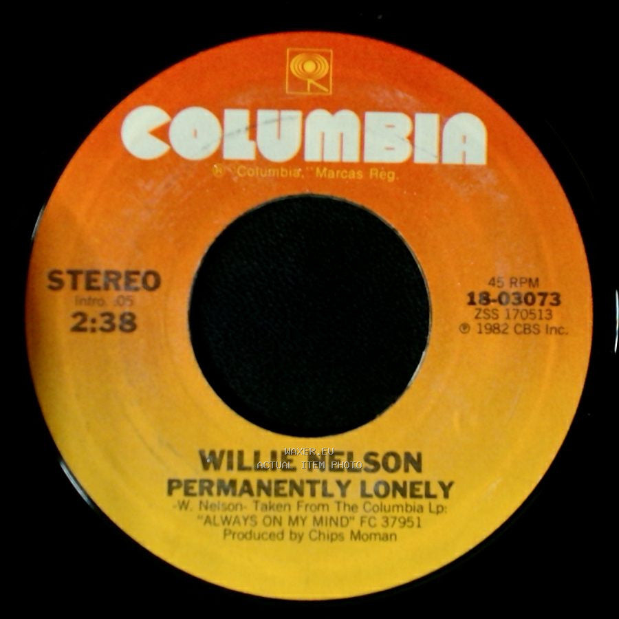 Willie Nelson - Let It Be Me / Permanently Lonely side B