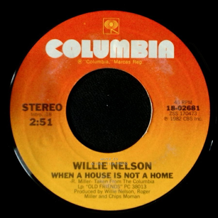 Roger Miller & Willie Nelson (With Ray Price) / Willie Nelson - Old Friends / When A House Is Not A Home side B