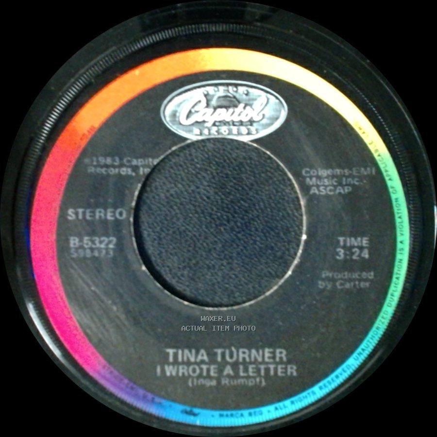 Tina Turner - Let's Stay Together / I Wrote A Letter side B