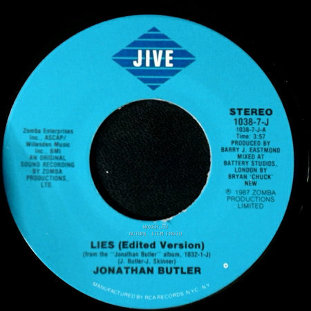 Jonathan Butler - Lies (Edited Version) / Haunted By Your Love side A