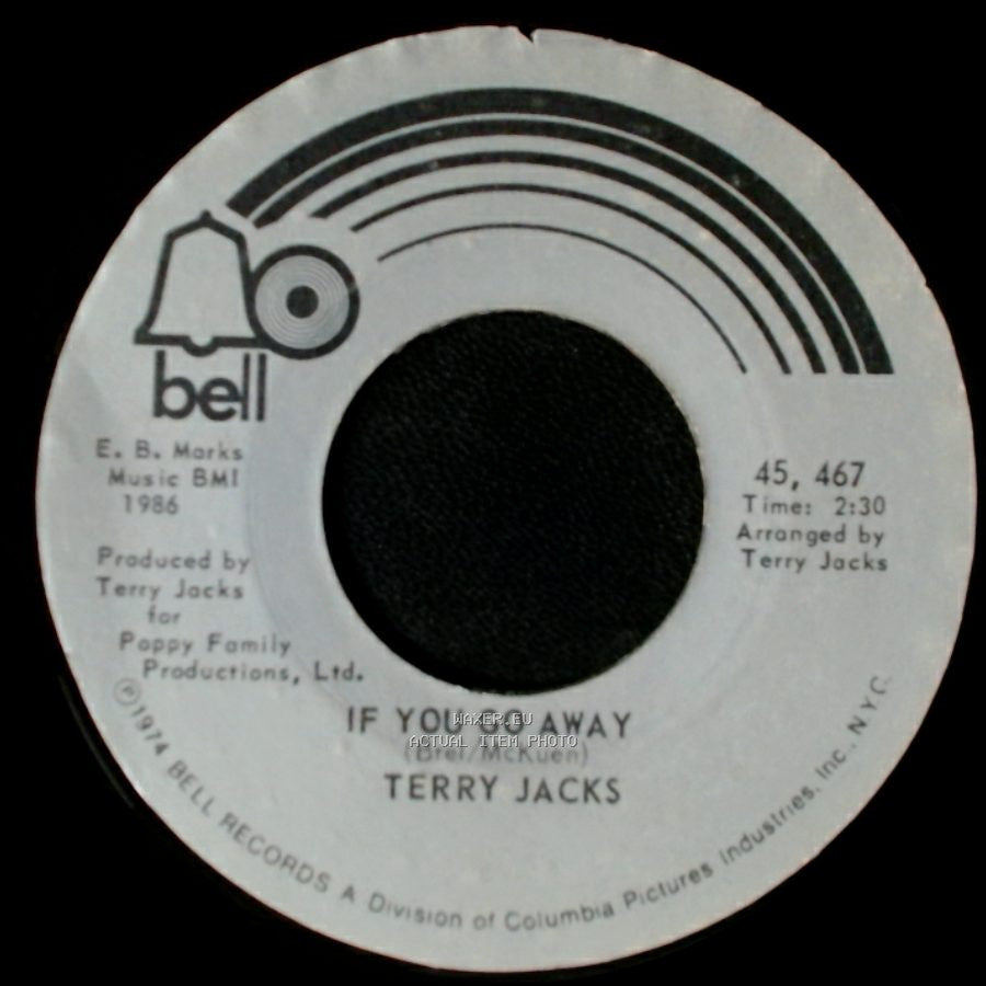 Terry Jacks - Me And You / If You Go Away side B