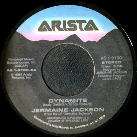 Jermaine Jackson - Tell Me I'm Not Dreamin' (Too Good To Be True) (Instrumental) / Dynamite side B