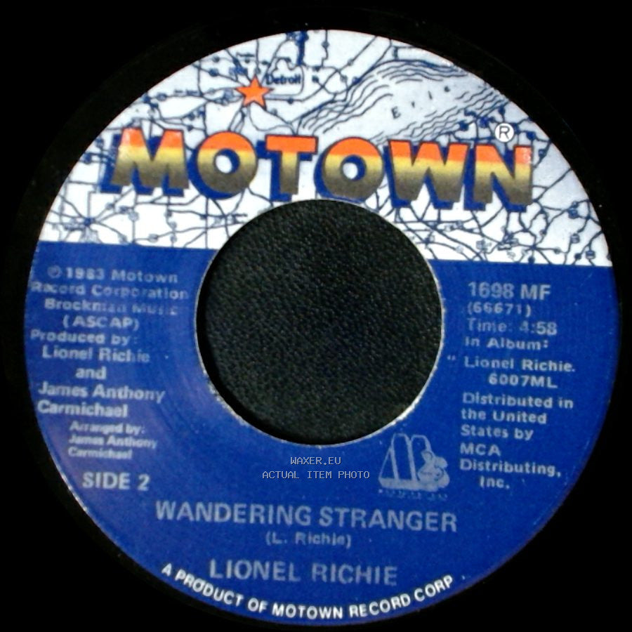 Lionel Richie - All Night Long (All Night) / Wandering Stranger side B