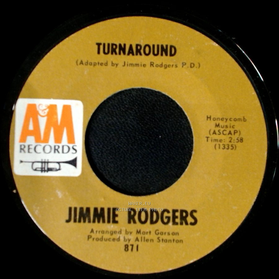 Jimmie Rodgers - Turnaround / Child Of Clay side A