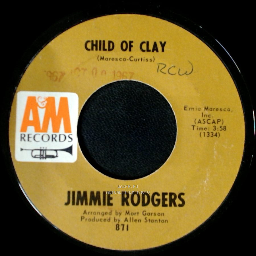 Jimmie Rodgers - Turnaround / Child Of Clay side B