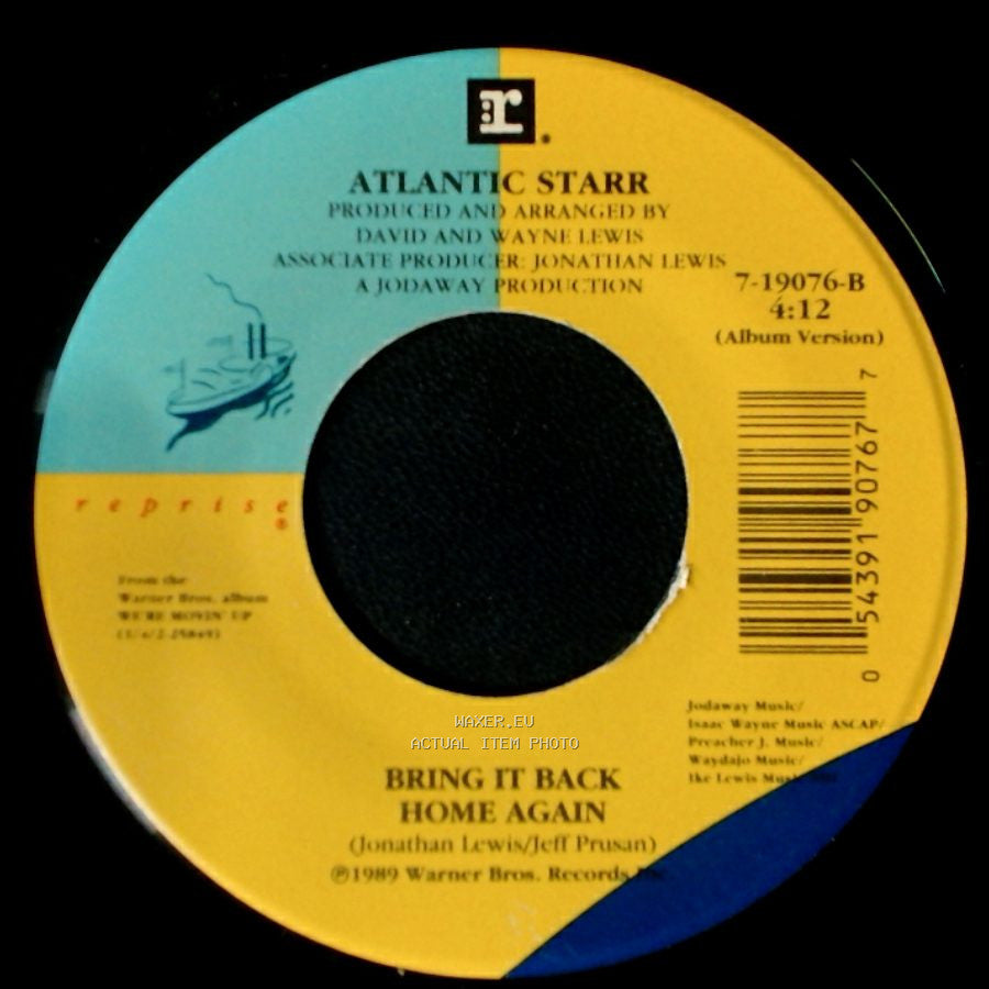 Atlantic Starr - Bring It Back Home Again / Masterpiece side A