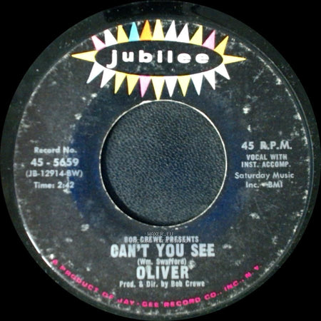 Oliver - Good Morning Starshine / Can't You See side B