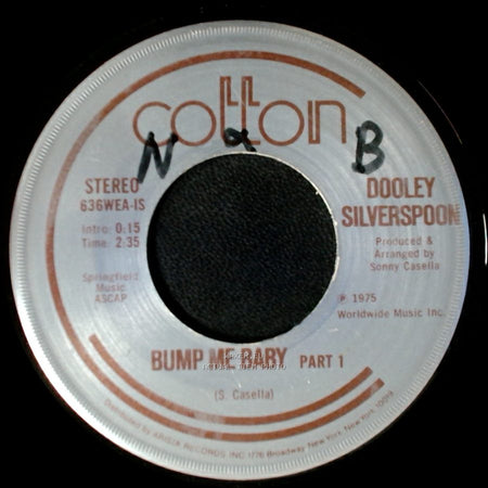 Dooley Silverspoon - Bump Me Baby Part 2 / Bump Me Baby (Part 1) side B