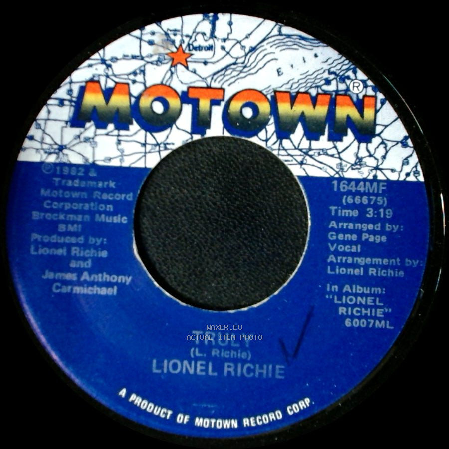 Lionel Richie - Truly / Just Put Some Love In Your Heart side A
