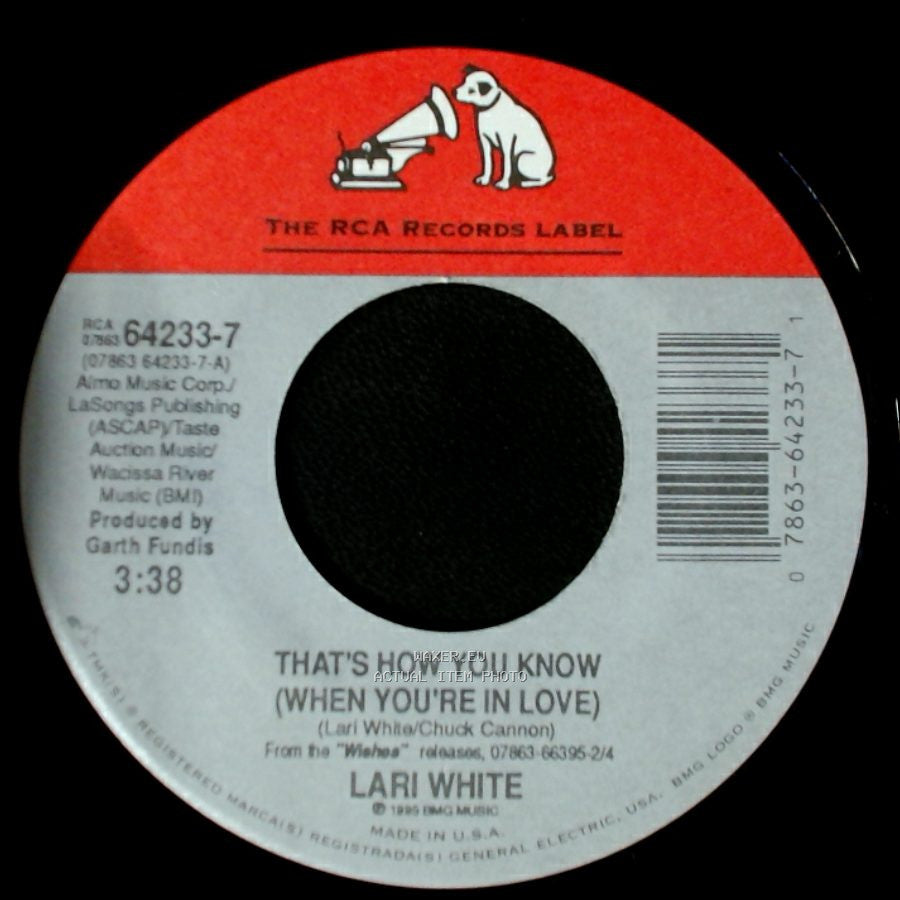 Lari White - If I'm Not Already Crazy / That's How You Know (When You're In Love) side B