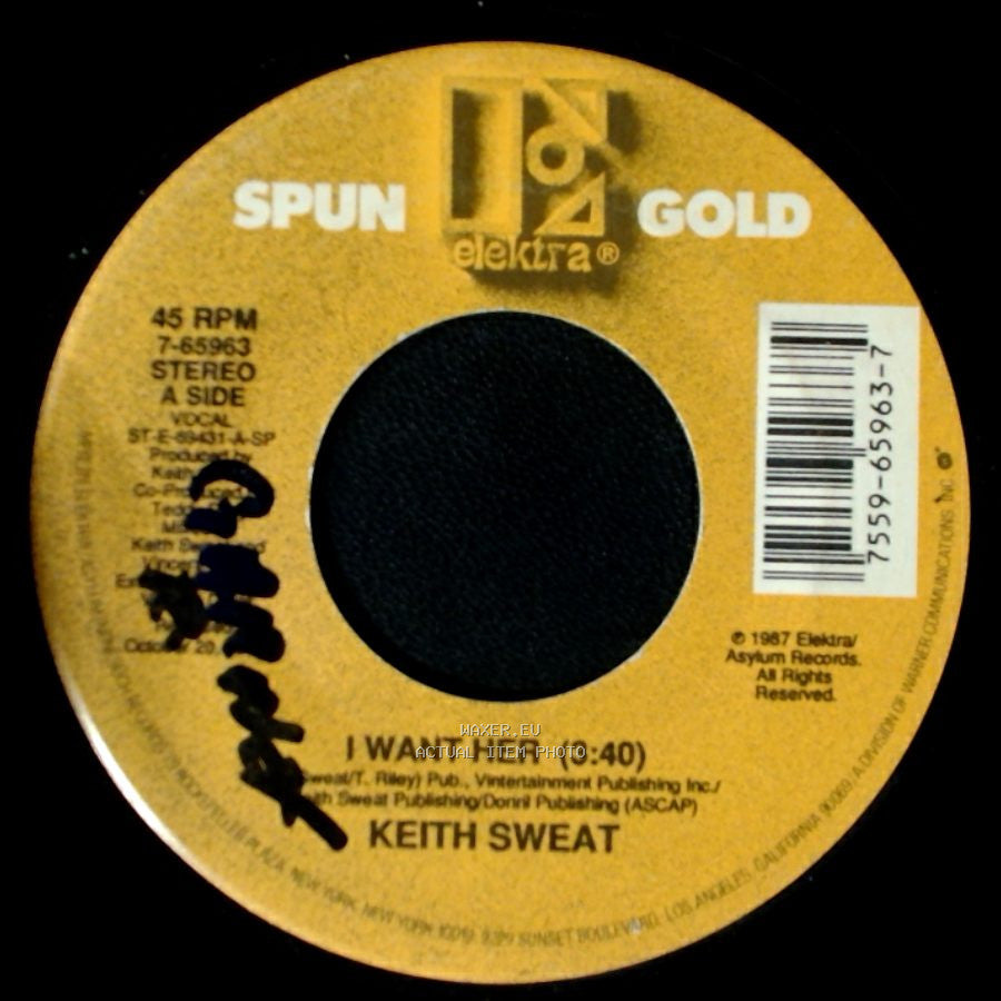 Keith Sweat - I Want Her / Something Just Ain't Right side A