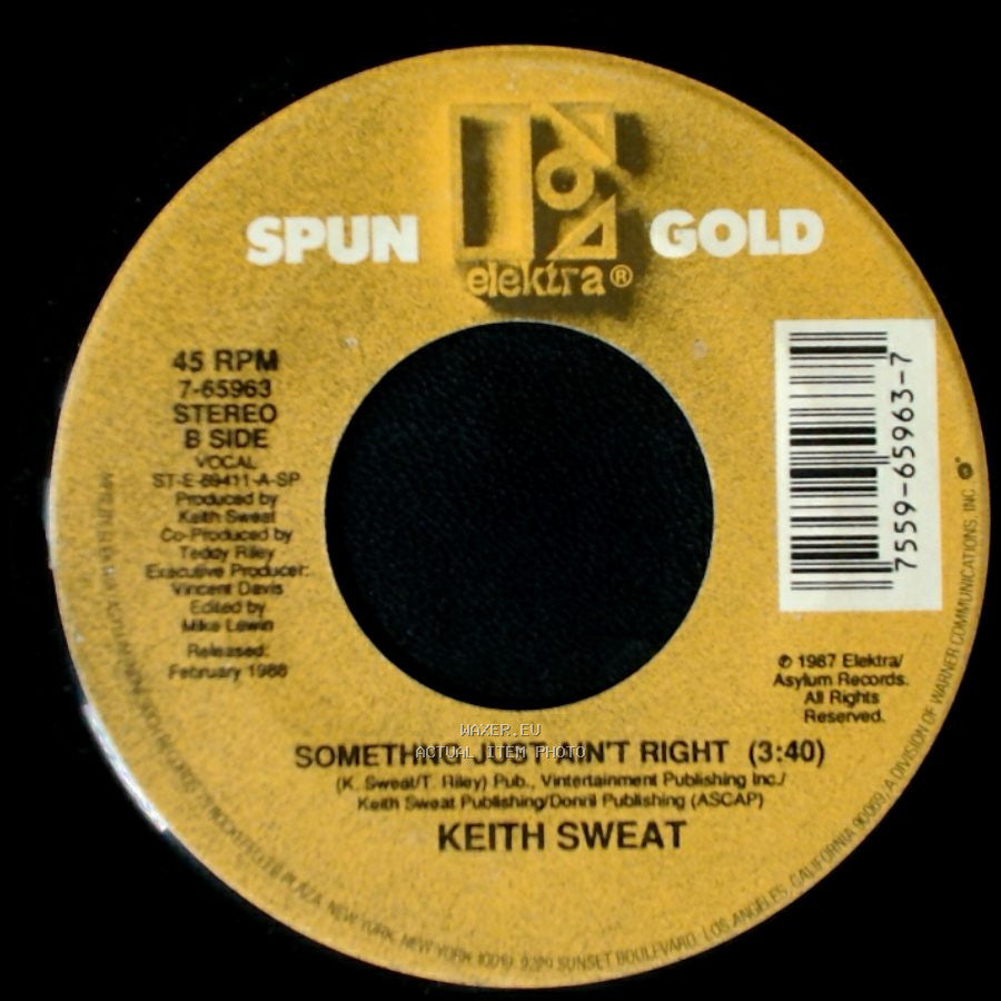 Keith Sweat - I Want Her / Something Just Ain't Right side B