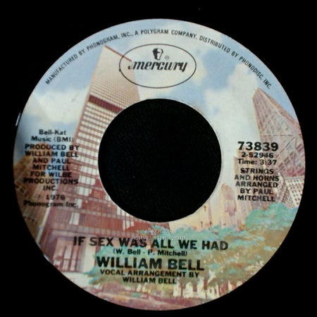 William Bell - Tryin' To Love Two / If Sex Was All We Had side B