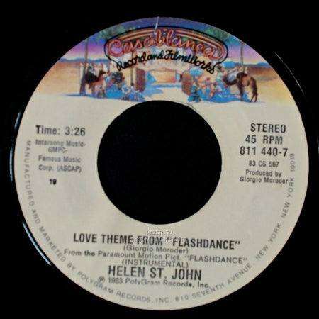 Helen St. John / Irene Cara - Love Theme From “Flashdance” / Flashdance... What A Feeling side A