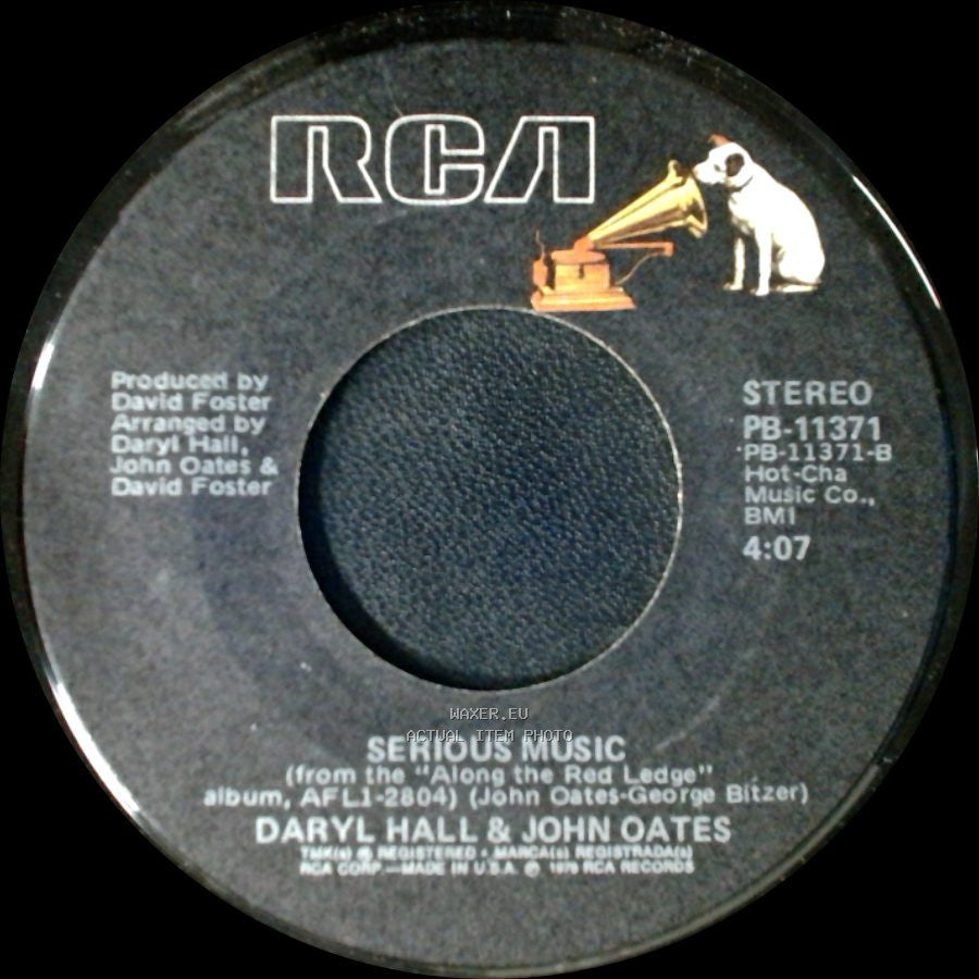 Daryl Hall & John Oates - It's A Laugh / Serious Music side B